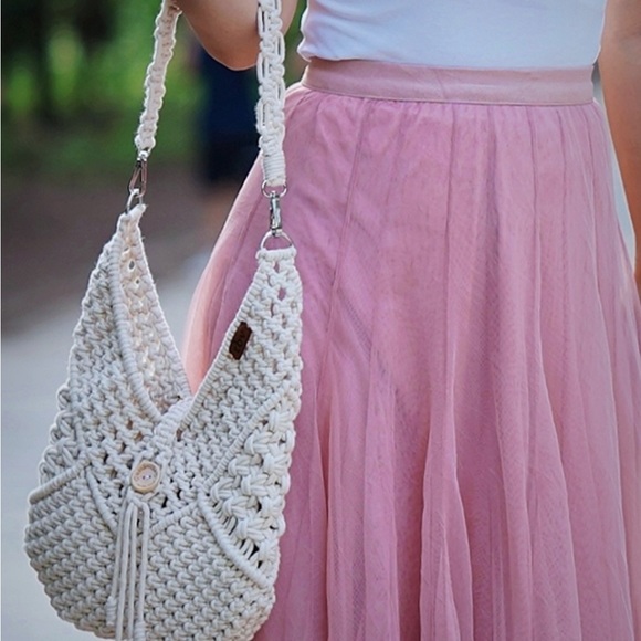 Macrame Handmade Handbag - Picture 5 of 5